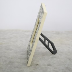Whitey Leaf Bone Inlay Photo Frame