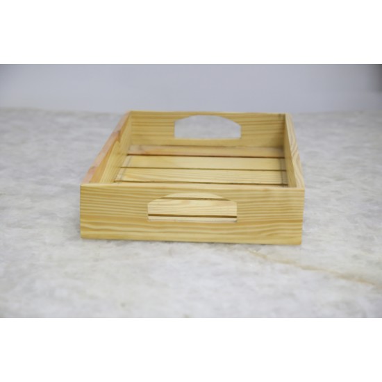 MDF STRIPPED SERVING TRAY 