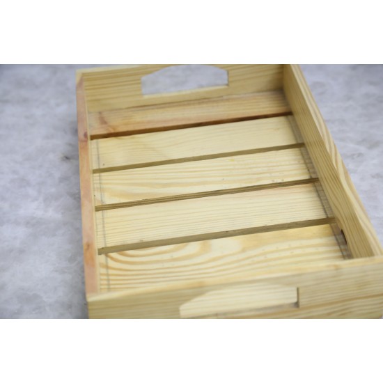 MDF STRIPPED SERVING TRAY 