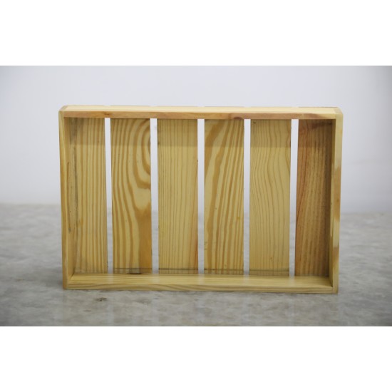 MDF STRIPPED SERVING TRAY 