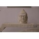 Exotic White Marble Buddha Statue 