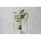 White and black Marble plant container