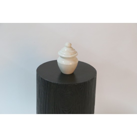White Marble Canister