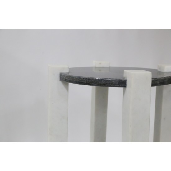 Black and White Marble Coffee Table