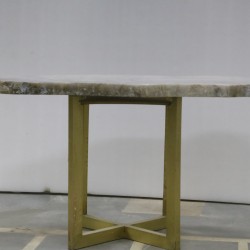 WHITE AGATE COFFEE TABLE
