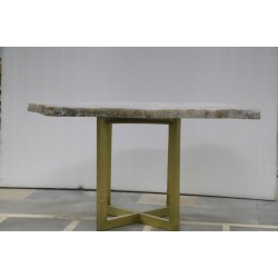 WHITE AGATE COFFEE TABLE