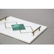Malachite Marble Serving Tray 
