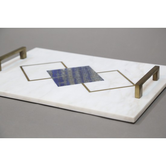 TAPIZ Marble Serving Tray
