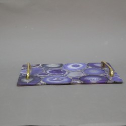 Blu Agate Serving Tray