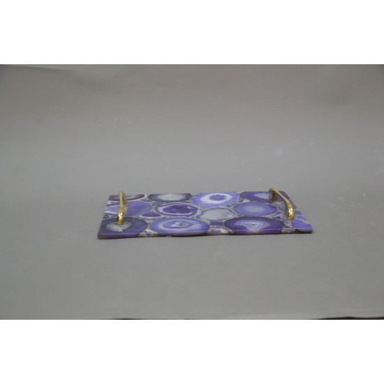 Blu Agate Serving Tray