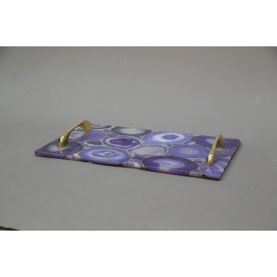Blu Agate Serving Tray
