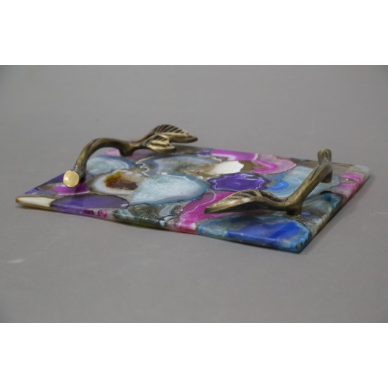 Agate Family Marble Serving Tray