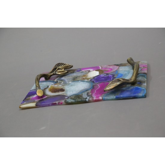 Agate Family Marble Serving Tray