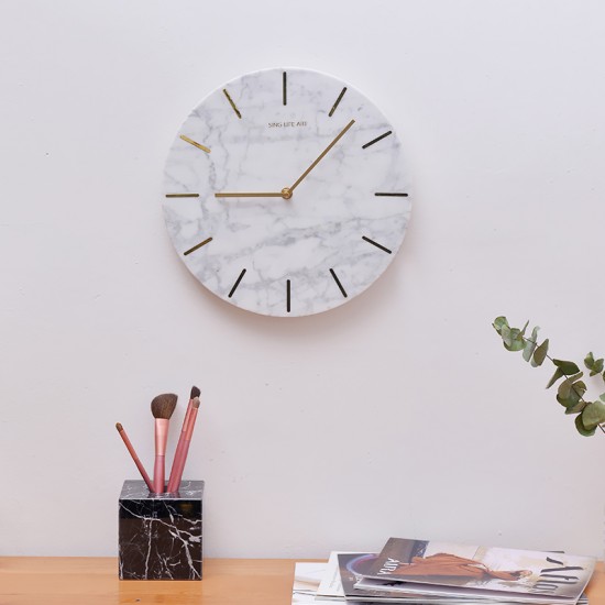 MARBLE WALL CLOCK